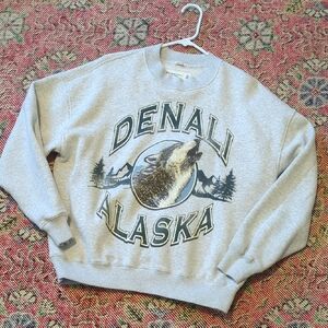 Rare Abercrombie Denali Wolf Sweatshirt